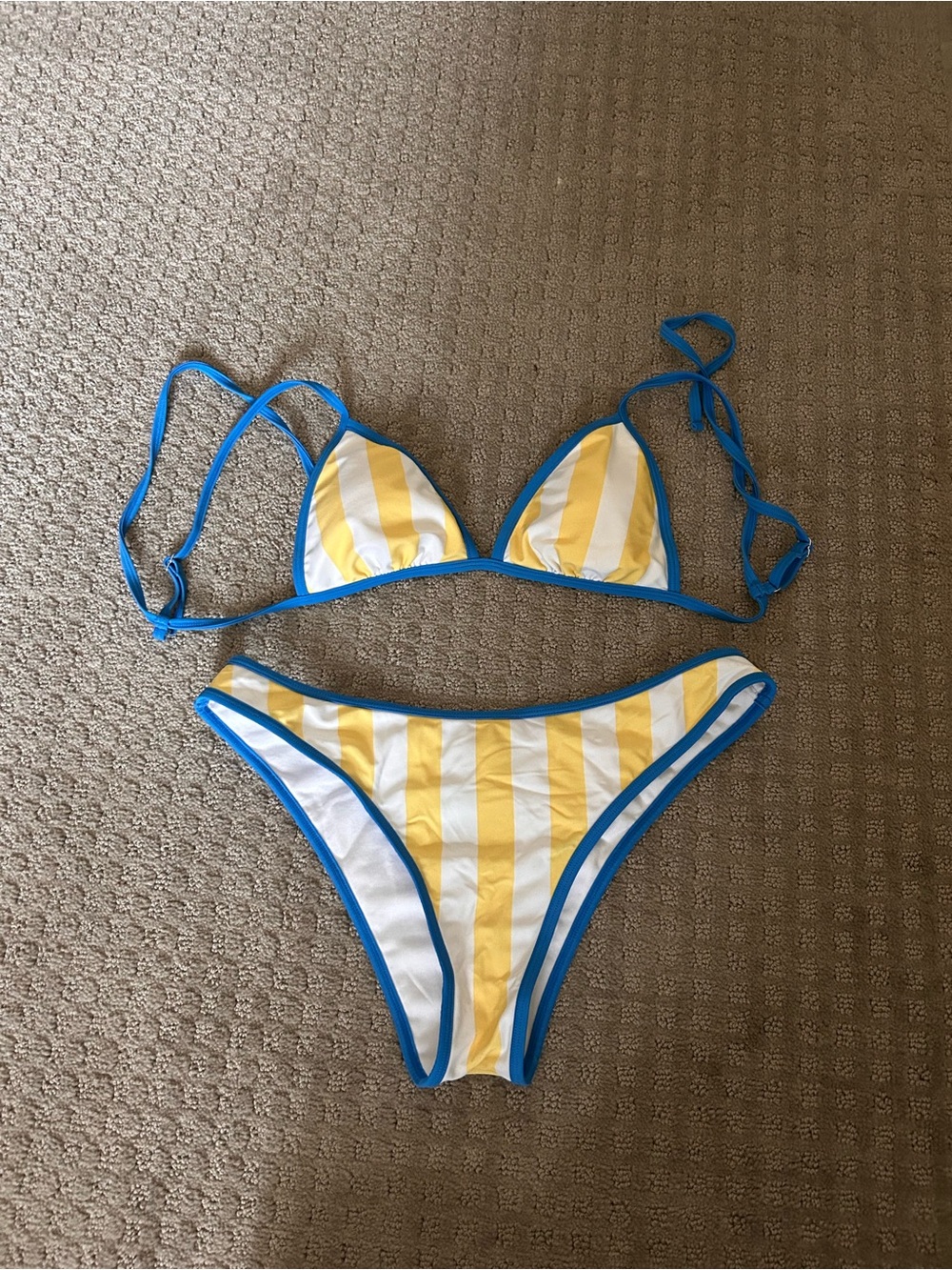 Wild Fable Yellow Stripe Bikini
